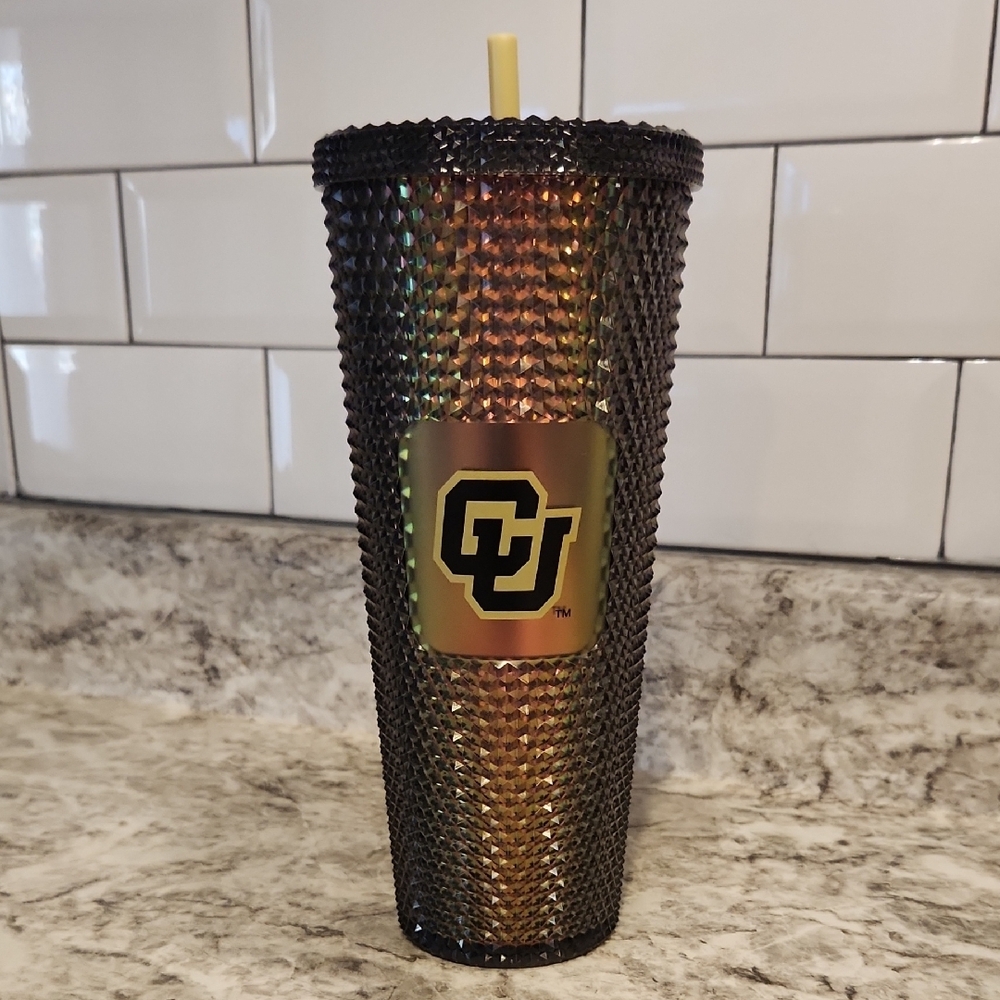 Starbucks Studded Tumbler with CU Logo